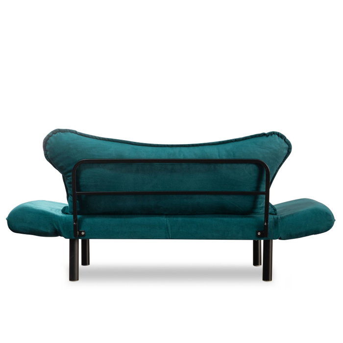 Atelier Del Sofa Chatto - Sofá-Cama de 2 Plazas Azul Petróleo